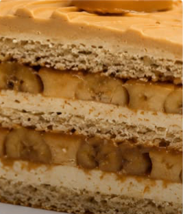 Caramelised Banana Sponge Cake